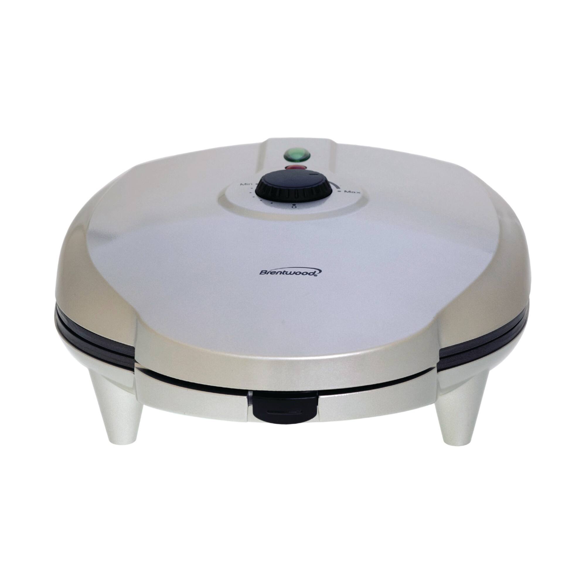 Brentwood Silver 6-Piece Nonstick Arepa Maker